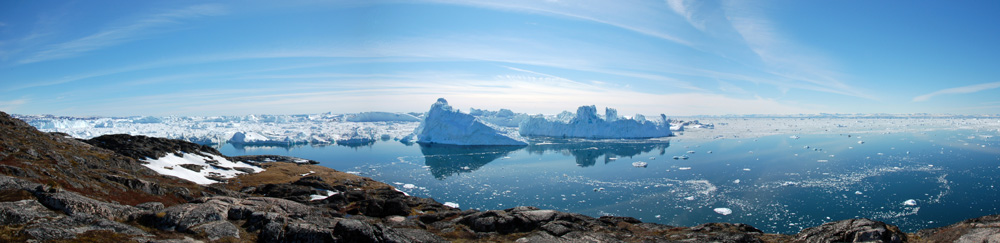 Ilulissat icefjord panorama, Greenland
